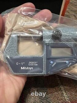 Mitutoyo Micrometer 293-766-30, NEW, 0 to 1 Range, 0.00005 Inch Resolution