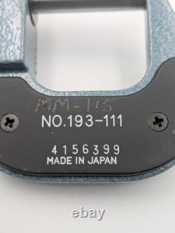 Mitutoyo Micrometer M825-1 193-211