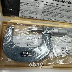 Mitutoyo Micrometer by. 0001 M120 1-2 103-262 MA New In The Box Sealed