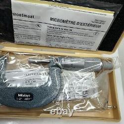 Mitutoyo Micrometer by. 0001 M120 1-2 103-262 MA New In The Box Sealed