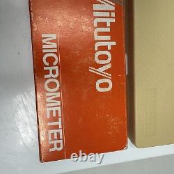 Mitutoyo Micrometer by. 0001 M120 1-2 103-262 MA New In The Box Sealed