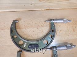 Mitutoyo Micrometers Set of 5 0-5 #103