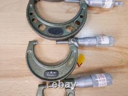 Mitutoyo Micrometers Set of 5 0-5 #103