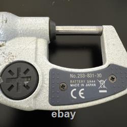 Mitutoyo Model 293-831-30 0-1 x. 00005 Flat face outside Micrometer with case