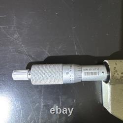 Mitutoyo Model 293-831-30 0-1 x. 00005 Flat face outside Micrometer with case