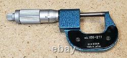 Mitutoyo No. 159-211 Combimike 0 to 1 and 0 mm to 25 mm outside micrometer