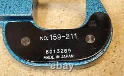 Mitutoyo No. 159-211 Combimike 0 to 1 and 0 mm to 25 mm outside micrometer