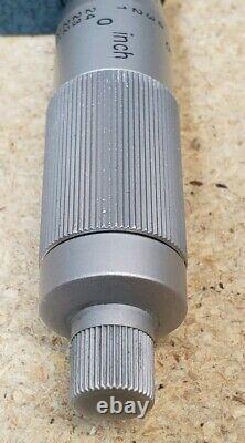 Mitutoyo No. 159-211 Combimike 0 to 1 and 0 mm to 25 mm outside micrometer