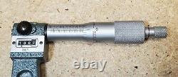 Mitutoyo No. 189-129 digital deep throat outside sheet metal micrometer 0 1