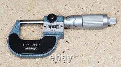 Mitutoyo No. 193-201 digital counter outside micrometer. 000 to 1.000