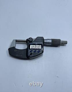 Mitutoyo No. 293-340-30 IP65 Coolant Proof 0-1.00005 Digital Micrometer