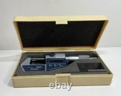 Mitutoyo No. 293-721-30 1 Digital Micrometer X. 00005 Works With Case