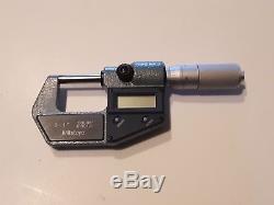 Mitutoyo No. 293-761-30 Digital micrometer and 6 Caliper set metric and standard