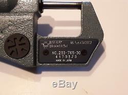 Mitutoyo No. 293-761-30 Digital micrometer and 6 Caliper set metric and standard
