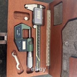 Mitutoyo No 293-768-30 Digital Caliper & Digital Micrometer set