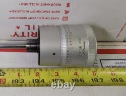 Mitutoyo No 297-201-01 micrometer head 0 2 0.0002 carbide tip digit readout