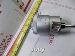 Mitutoyo No 297-201-01 micrometer head 0 2 0.0002 carbide tip digit readout