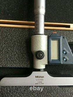 Mitutoyo No. 329-511-30 Digital Depth Micrometer set with 6 Rods