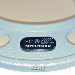 Mitutoyo No. 422-312 1-2 Digital Blade Micrometer