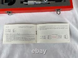 Mitutoyo Outside Micrometer Sets 193-901 M810-75 Made In Japan