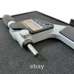 Mitutoyo QuantuMike 2 Min Carbide-Tipped IP65 Electronic Outside Micrometer