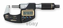 Mitutoyo QuantuMike Digimatic Micrometer, 0-1, IP65.00005, WithSPC 293-180-30