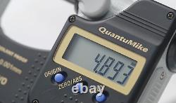 Mitutoyo QuantuMike MDE-25MX 293-140-30 Digital Micrometer Range = 25mm Japan