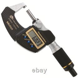 Mitutoyo QuantuMike MDE-25MX 293-140-30 Digital Micrometer Range = 25mm Japan