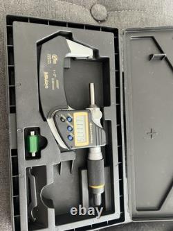 Mitutoyo Quantumike 1-2 Outside Micrometer Half Tenth Resolution. Very Nice