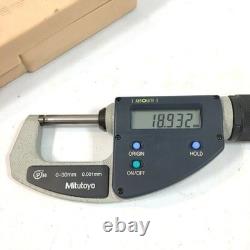 Mitutoyo Quick Digital Micrometer 293-661 MDQ-30 #28