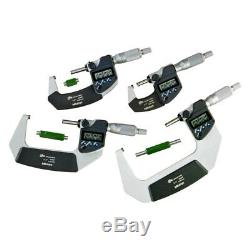 Mitutoyo Series 293 SAE/Metric Digimatic Coolant Proof Micrometer Set