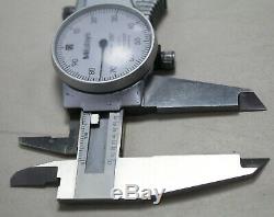 Mitutoyo Shock Proof Dial Type Range 0-8 505-676 Micrometer. 001 Measurement