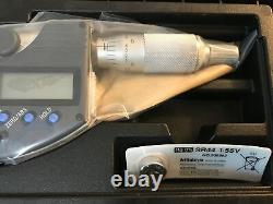 Mitutoyo Spherical Face Digimatic Digital Micrometer 395-371, 0-1 range, NEW