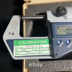 Mitutoyo Spherical Face Micrometer. Part #395-741-30. Comes with case