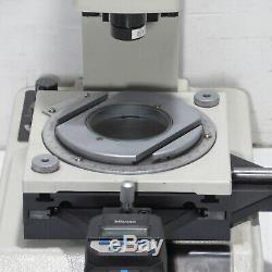 Mitutoyo Tm-505 Toolmaker Microscope With Rotary Stage & Digital Micrometers
