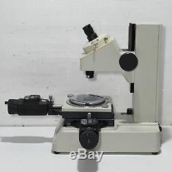 Mitutoyo Tm-505 Toolmaker Microscope With Rotary Stage & Digital Micrometers