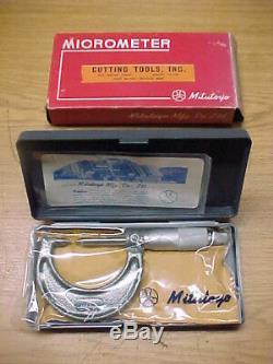 Mitutoyo Tools 0-1 Point Micrometer 112-273 New