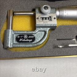 Mitutoyo Tube Micrometer 0-1 295-314 in Box Digital