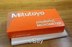 Mitutoyo V-Anvil 3 Flute LCD Digital Micrometer 1-1.6 0.0005 / 25-40mm 0.001mm