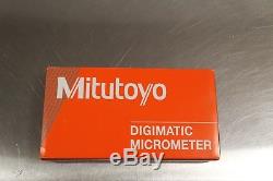 Mitutoyo Waterproof IP65 Digital LCD Outside Metric Micrometer 0-25mm / 0.001mm