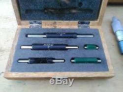 Mitutoyo combumike micrometer set 0-6 with outside digit counter
