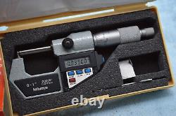 Mitutoyo digimatic 395-732 Digital Micrometer tested used