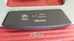 Mitutoyo digimatic Digital Outside OD Micrometer 3 to 4/0.0001 293-333 (P347)