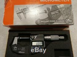 Mitutoyo digimatic micrometer. Digital Disc Micrometer IP65Inch/Metric, 0-1