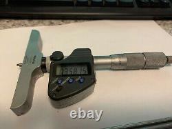 Mitutoyo digital depth micrometer 329-350 Used