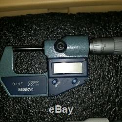 Mitutoyo digital micro meter set 0 4