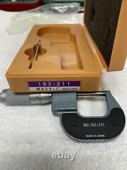 Mitutoyo digital micrometer 0-1 Model # 193-211