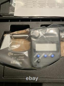 Mitutoyo digital micrometer 0-1 New Free Shipping