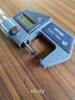 Mitutoyo digital micrometer 0-25mm Japan