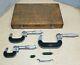 Mitutoyo digital micrometer set 0 to 3 No. 193-923